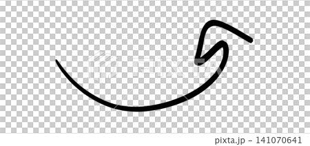 Simple black arrow on transparent or white background, abstract design Simple black arrow on transparent or white background, abstract design 141070641