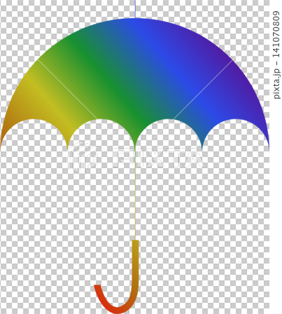 Colorful rainbow umbrella isolated icon for pride month design element Colorful rainbow umbrella isolated icon for pride month design element 141070809