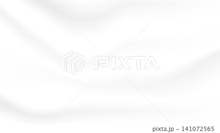 luxury white cloth background with blank space. soft and clean fabric top view with wavy creased luxury white cloth background with blank space. soft and clean fabric top view with wavy creased 141072565