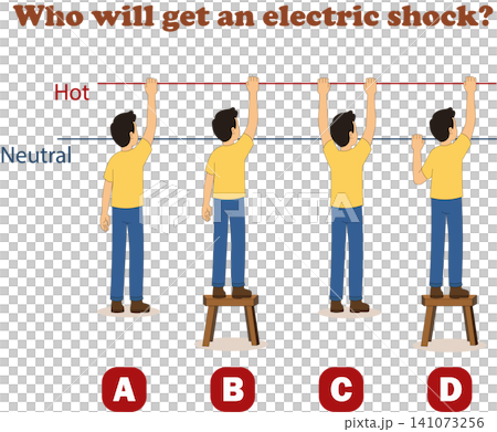 Electrical shock physics logic puzzle riddles worksheet for education Electrical shock physics logic puzzle riddles worksheet for education 141073256