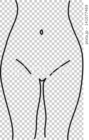 女性の体のイラスト 女性の体のイラスト 141077469