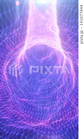 Futuristic human head rendered as a glowing purple wireframe mesh, representing artificial intelligence, neural networks, and digital identity. Futuristic human head rendered as a glowing purple wireframe mesh, representing artificial intelligence, neural networks, and digital identity. 141077844