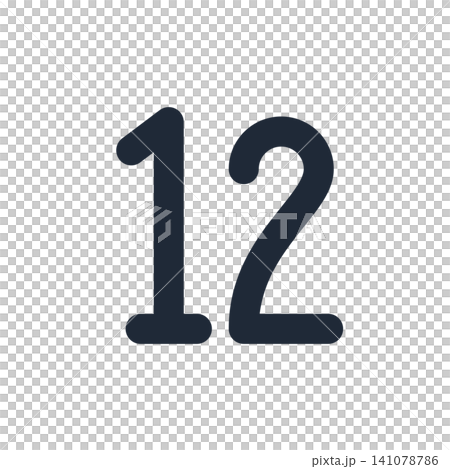 Large numerical statistical icons - simple line drawings Large numerical statistical icons - simple line drawings 141078786