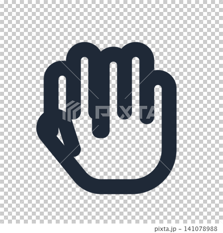 Balkan salute hand sign icon Balkan salute hand sign icon 141078988