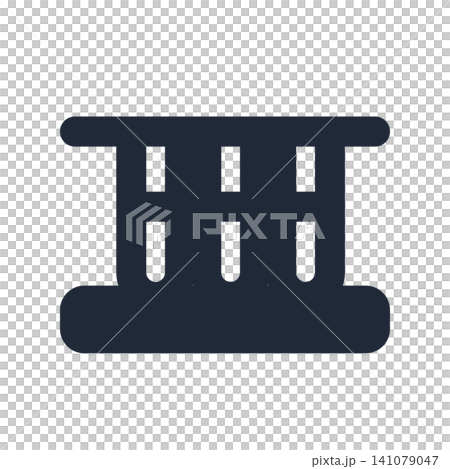 Test tube rack icon Test tube rack icon 141079047