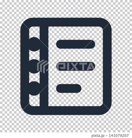 Simple line art icons for the agenda Simple line art icons for the agenda 141079207