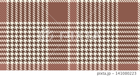 Brown Coffee Houndstooth Tartan Plaid Pattern with Dark Square Accent Brown Coffee Houndstooth Tartan Plaid Pattern with Dark Square Accent 141080223