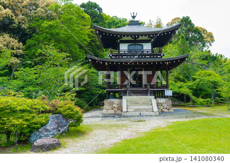 京都市山科区 勸修寺の庭園と観音堂 京都市山科区 勸修寺の庭園と観音堂 141080340