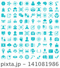 artificial intelligence and future technology icon set vector illustration 141081986