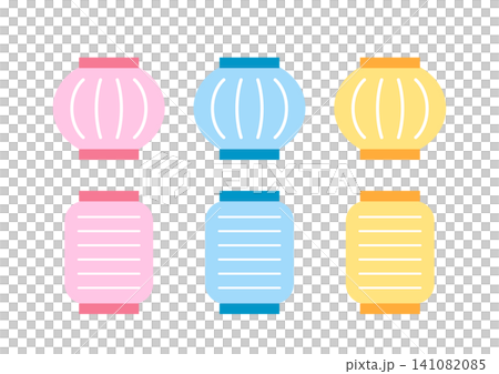 Cute festival lantern set Cute festival lantern set 141082085