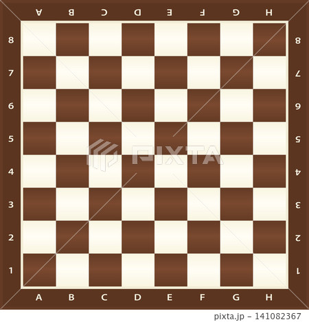 Top down view chess board with coordinate Top down view chess board with coordinate 141082367