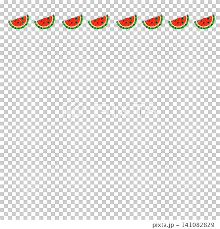 Summer background material featuring embroidered-style cut watermelon. Summer background material featuring embroidered-style cut watermelon. 141082829