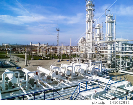 The oil refinery The oil refinery 141082952