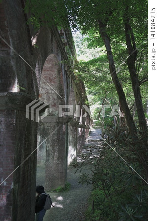 京都 南禅寺と水路閣付近の綺麗な風景 141084215
