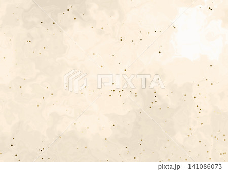 輝く金ラメとベージュの幻想的背景	 141086073