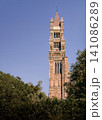 Historic Tower of St Salvator Cathedral in Bruges 141086289