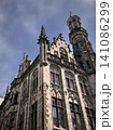 Gothic Architecture of Poortersloge Building in Bruges 141086299