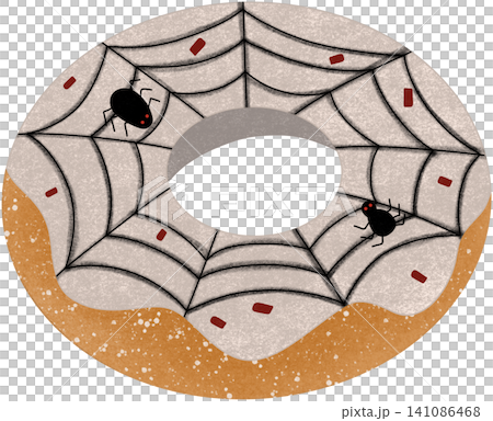 halloween spider web donut halloween spider web donut 141086468