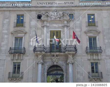 CATANIA University palace Baroque old facade CATANIA University palace Baroque old facade 141086605