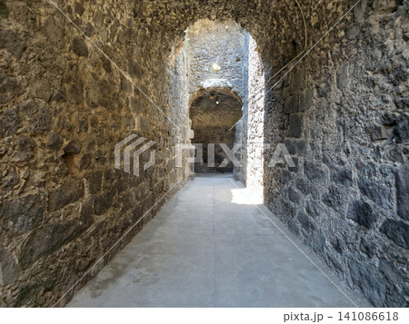 Roman Amphitheater of Catania Lava stones 141086618
