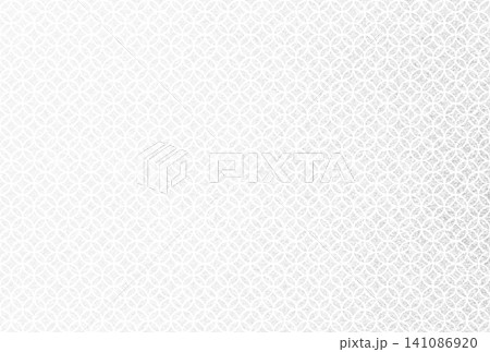 キラキラ輝く繊細な淡い銀色の模様に白色の七宝柄を重ねた背景画像4 キラキラ輝く繊細な淡い銀色の模様に白色の七宝柄を重ねた背景画像4 141086920