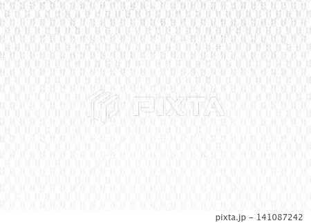 キラキラ輝く繊細な淡い銀色の模様に白色の矢絣柄を重ねた背景画像1 141087242