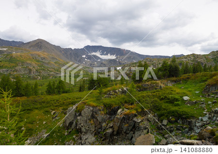 Altai Tavan Bogd National Park landscape, Mongolia 141088880