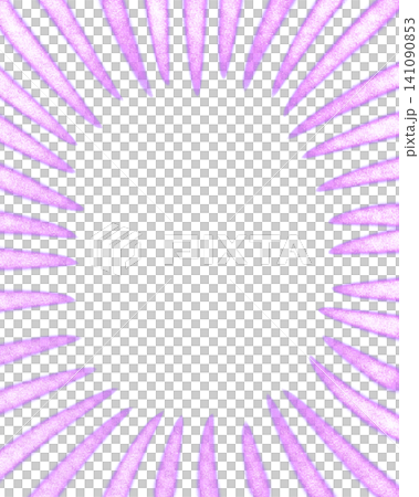 Hand-drawn style frame material with speed lines (transparent PNG / pop/manga style) Hand-drawn style frame material with speed lines (transparent PNG / pop/manga style) 141090853