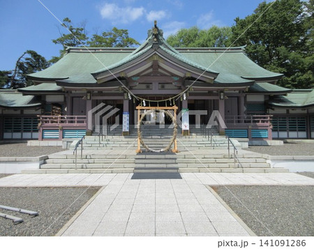 札幌護国神社の拝殿!北海道札幌市中央区 札幌護国神社の拝殿!北海道札幌市中央区 141091286