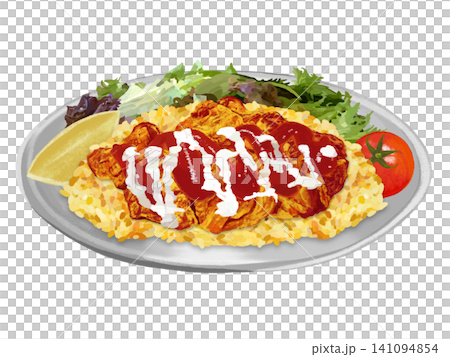 Chicken over rice Chicken over rice 141094854