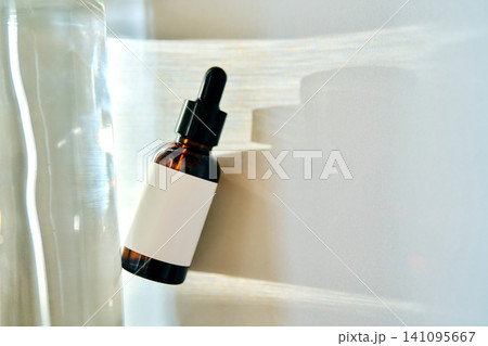 Pdrn skincare serum bottle with blank label Pdrn skincare serum bottle with blank label 141095667