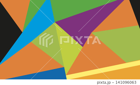Vibrant Polygon Pattern Background Vibrant Polygon Pattern Background 141096063