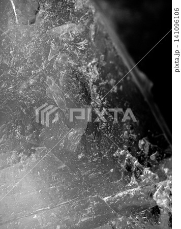 Abstract Macro Pattern of Layered Ice Crystals Abstract Macro Pattern of Layered Ice Crystals 141096106