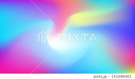 UV Color Wavy Gradient Background 141096401