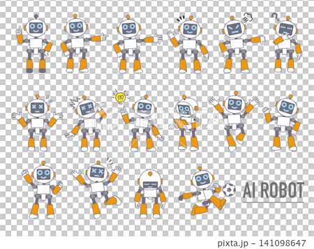 AI Robot Set AI Robot Set 141098647