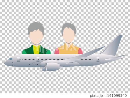 Airplane and people Airplane and people 141099340