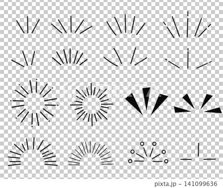 A set of hand-drawn style speed lines, discovery symbols, and emphasis marks. A set of hand-drawn style speed lines, discovery symbols, and emphasis marks. 141099636