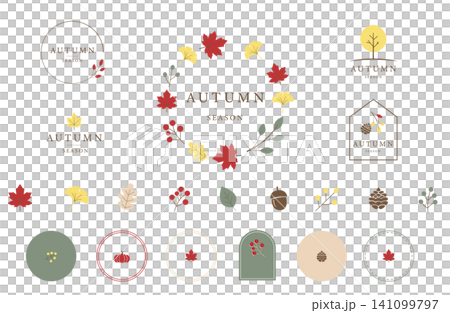 Autumn decoration set Autumn decoration set 141099797