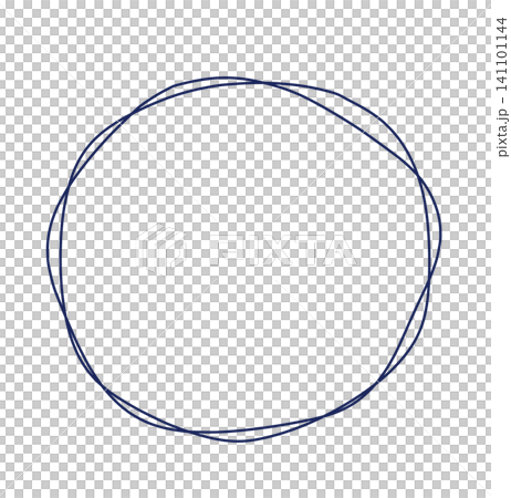 Simple double-line round frame 4 Simple double-line round frame 4 141101144