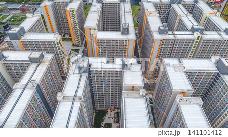 Hong Kong. July 5 2026 Kai Tak Light Public Housing High Density Estate 141101412