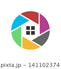 Modern Camera Logo Illustration 141102374