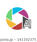 Modern Camera Logo Illustration 141102375