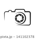 Modern Camera Logo Illustration 141102378