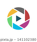 Modern Camera Logo Illustration 141102380