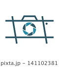 Modern Camera Logo Illustration 141102381