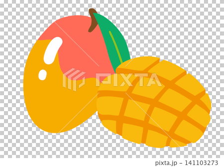 可愛的芒果插圖 可愛的芒果插圖 141103273