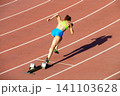 Start running female athlete 141103628
