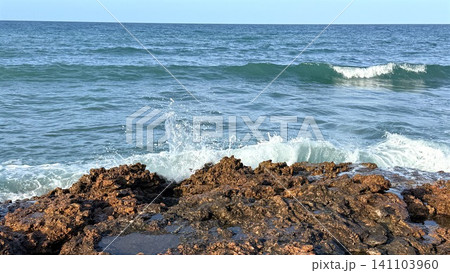 Waves ,Rocky Shore, Persian Gulf Waves ,Rocky Shore, Persian Gulf 141103960