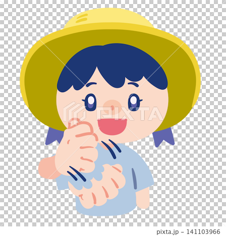 手話「夏」 手話「夏」 141103966