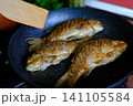 full recipe Complete process of cooking crispy fried crucian carp from cleaning and seasoning to golden frying in nonstick pan creating traditional homemade fish recipe close up food video 141105584